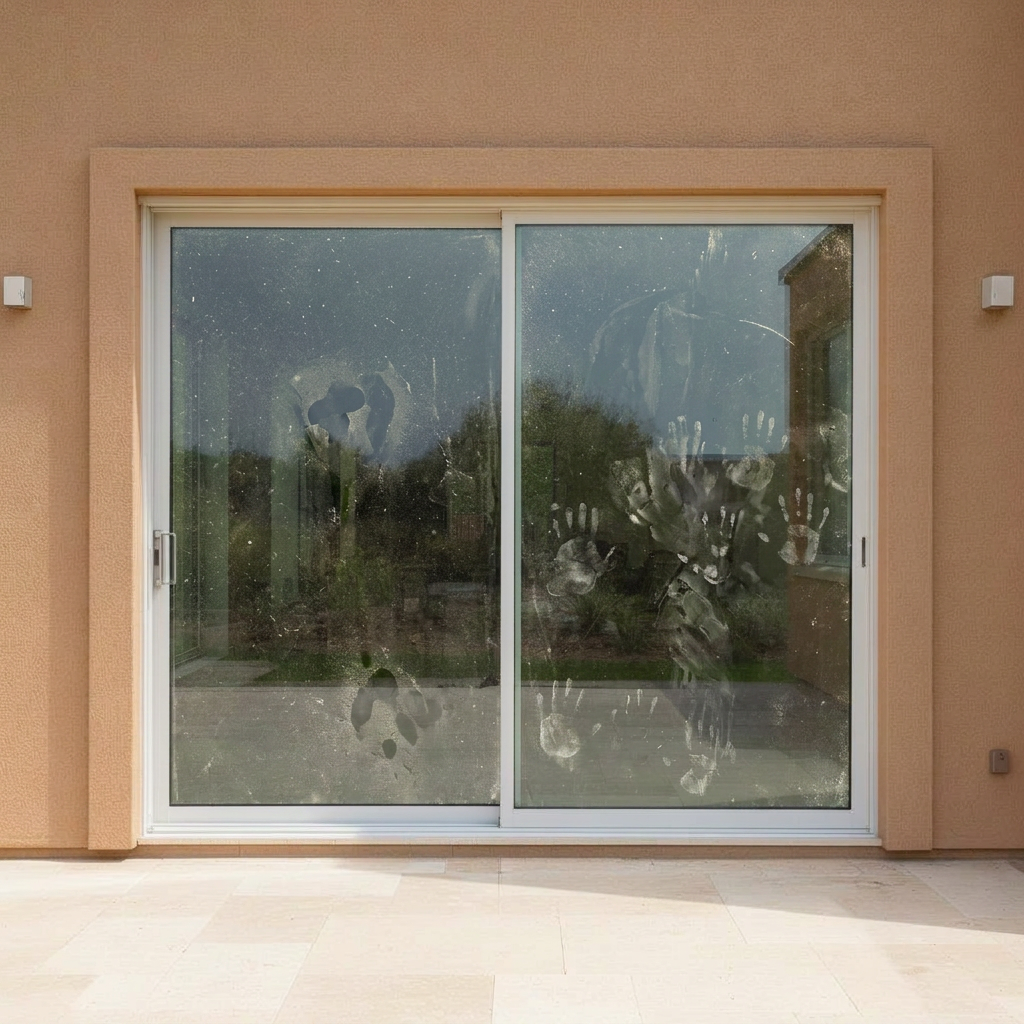 Window before Clear View Cleaning