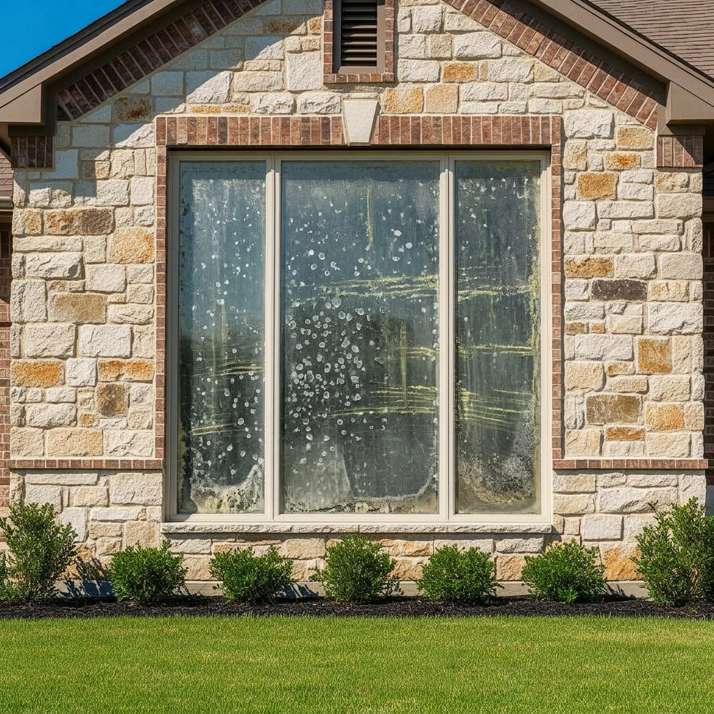 Window before Clear View Cleaning