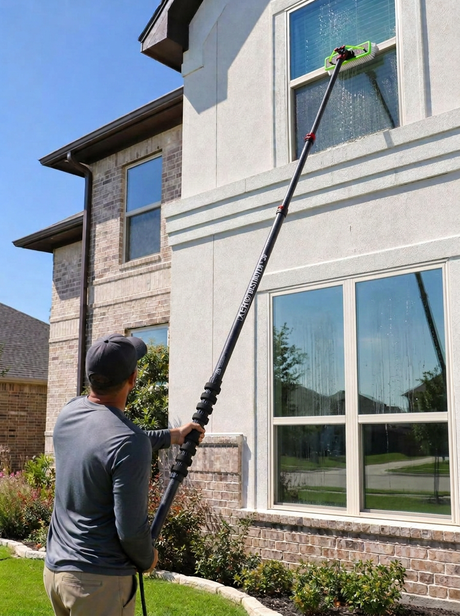 Residential window cleaning in San Antonio